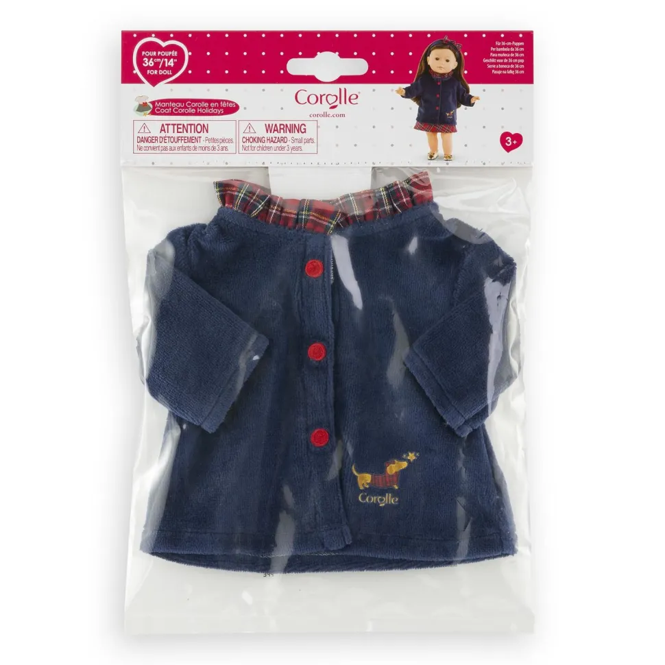 Vêtement pour ma poupée Corolle 36 cm : Manteau -Corolle en fêtes - Corolle