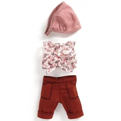 Vêtement pour poupée : Tenue Burgundy - Djeco