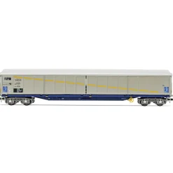 Wagon SNCF à parois coulissantes à 4 essieux Habis, «Volvic», époque V - Jouef