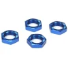 Wheel Nuts, Blue Anodized (4): 5TT - Losi - TLR