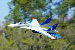 Xfly Jet EDF SU-27 bi-turbine 50mm env 750mm No Tx-Rx-Batt Version Gris - Xfly